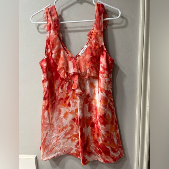 Oscar de la Renta short sleeve top Size L - Picture 2 of 8